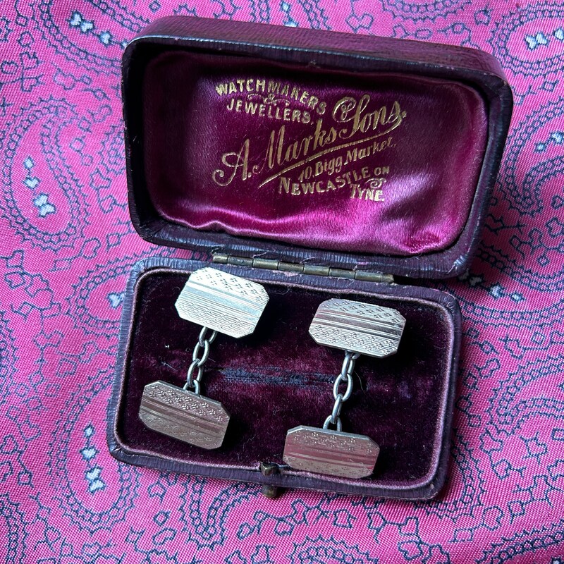 Chain Cufflinks - Etsy