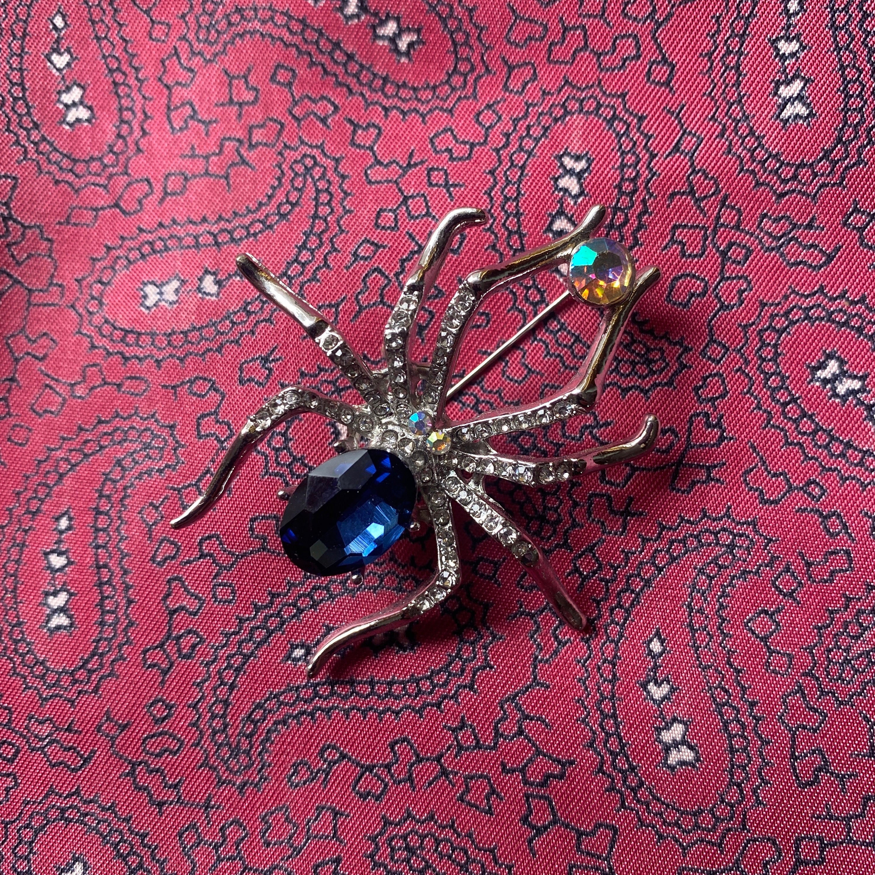 faberge spider brooch