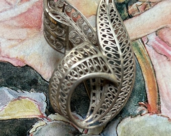 Broche Toulhoat ronde ajourée - Broches contemporaines - Bijou Toulhoat
