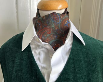 Vintage gentleman's paisley cravat.