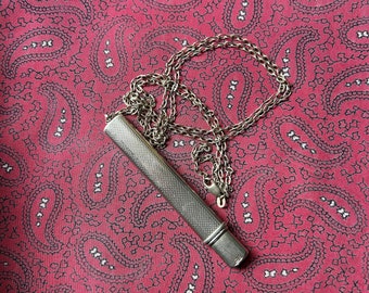Antique Edwardian silver pencil holder by Henry Griffith and Sons.