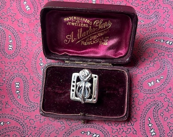 Spilla In Argento Sterling 925 Charles Rennie Mackintosh - Nairn 3848 Con Acquamarina - Gioiello Da Donna - 2
