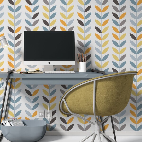 Scandinavian Wallpaper - Etsy