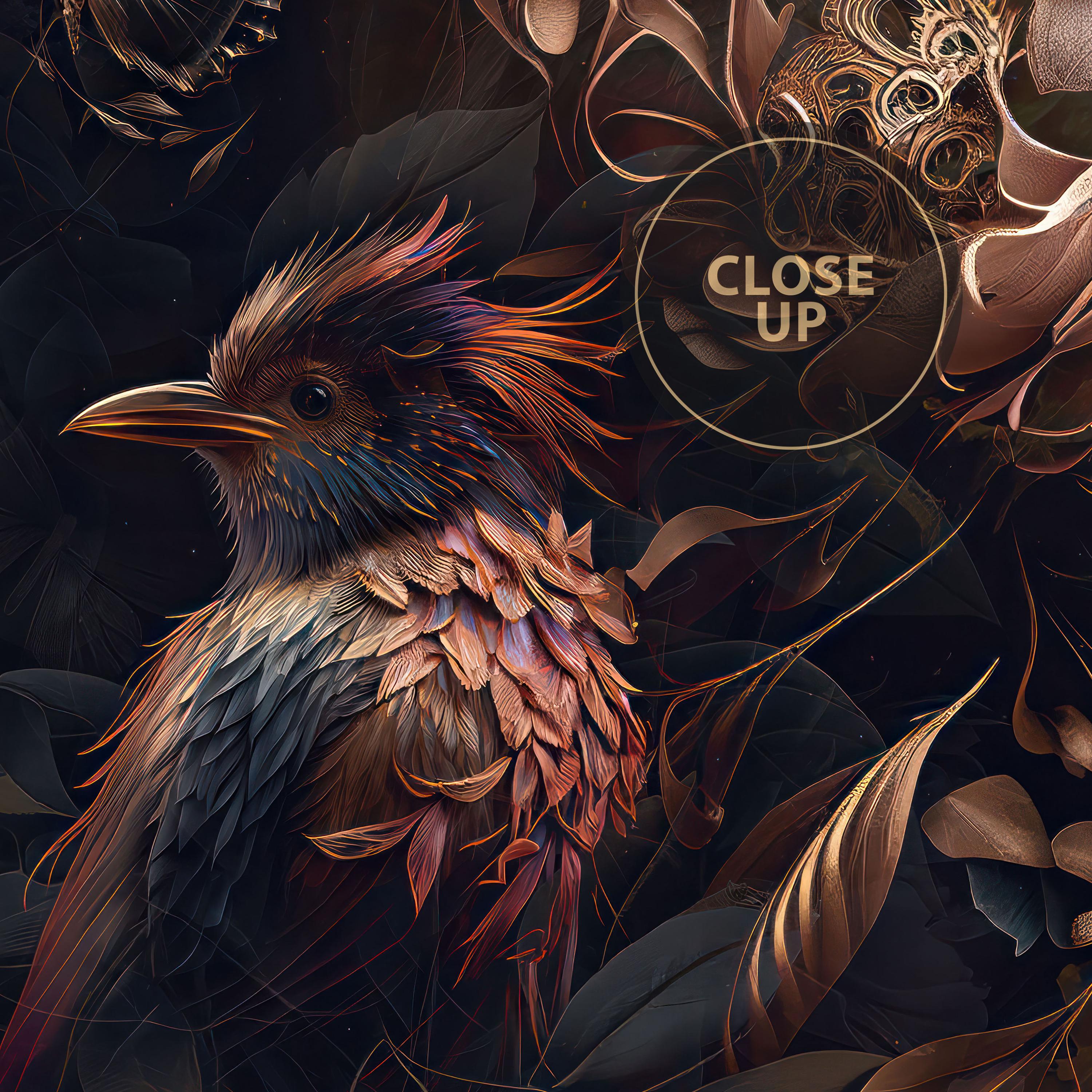 Dark Floral Wallpaper | Moody Bird & Peony Wall Mural (peel and Stick ...
