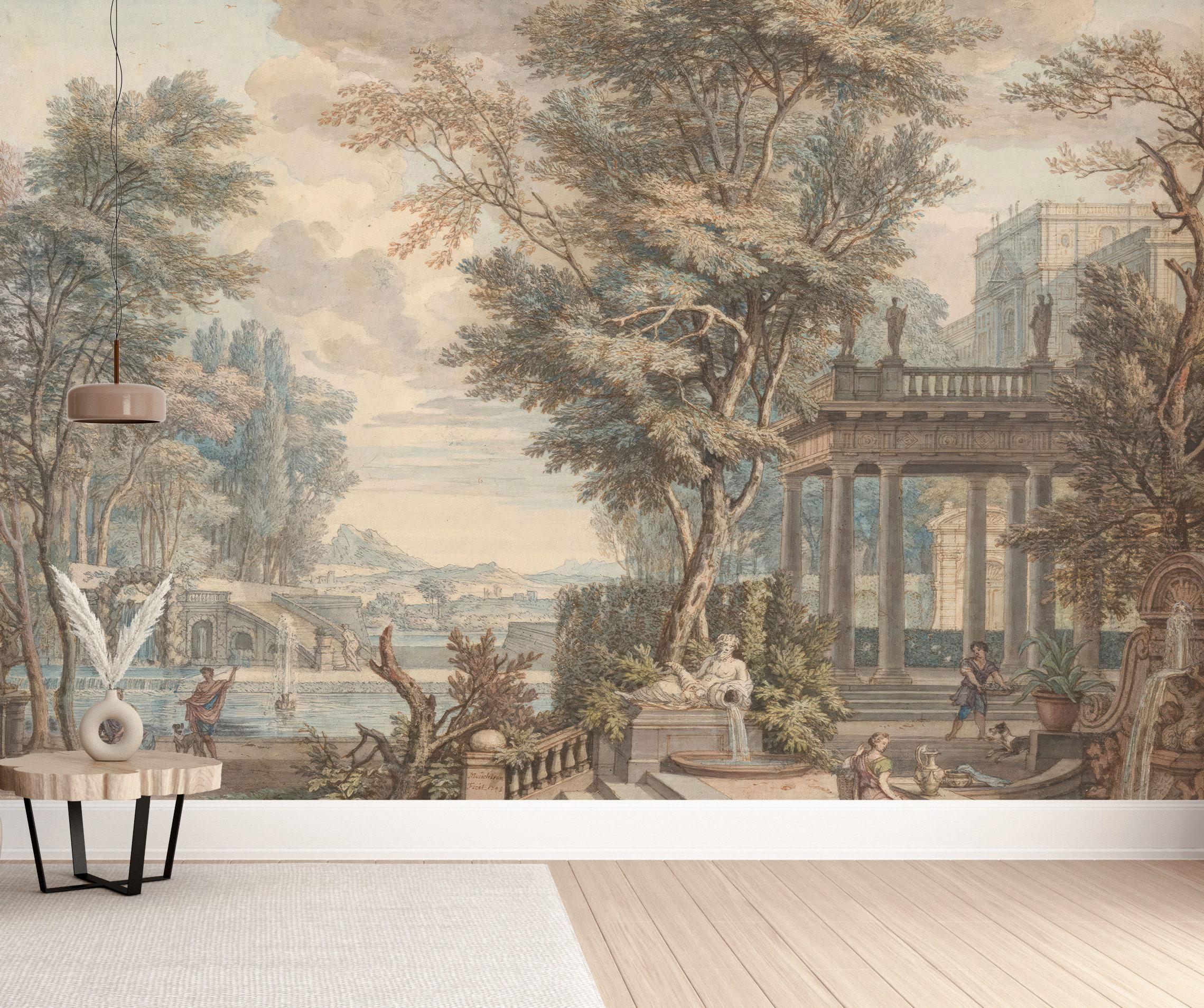 ヴィンテージ洋画 絵画 アンティーク絵画 風景画 洋画 ヨーロッパ現地購入 ヨーロッパアンティーク 本物 絵画 多数取り扱いを販売中