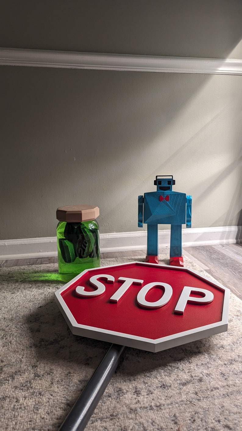 Game-accurate Lethal Company Stop Sign - Etsy