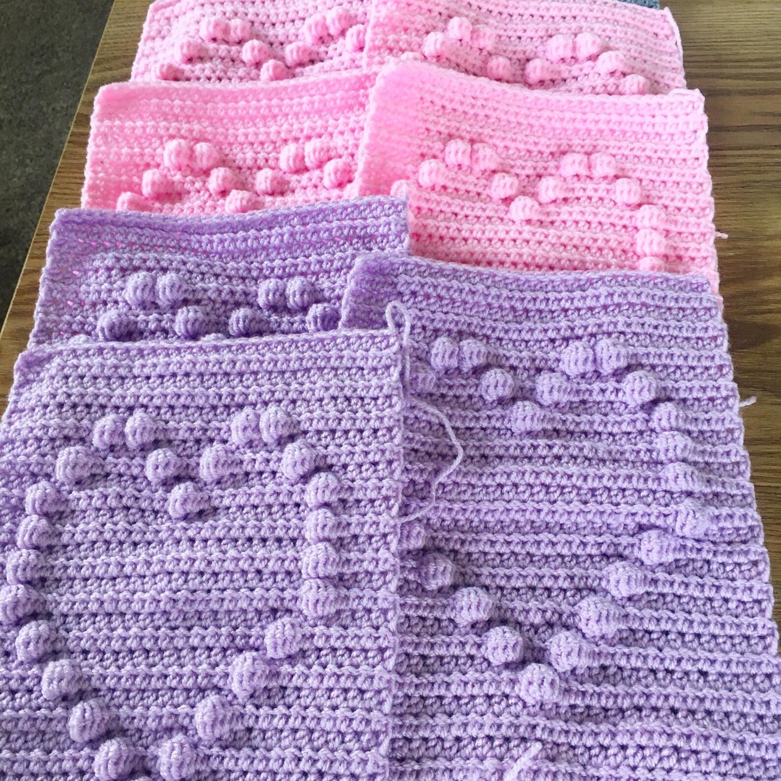 Crochet Heart Bobbles Pattern / Blanket Bobble Pattern Crochet Etsy