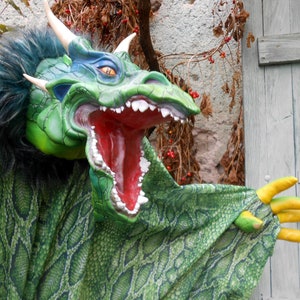 Latex Dragon Puppet: kan worden gebruikt door professionals afbeelding 1