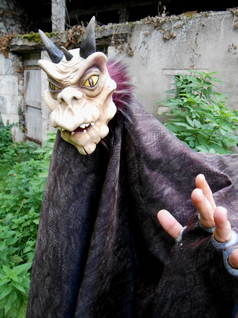 Male Demon Puppet in Latex Can Be Used by Professionals Etsy