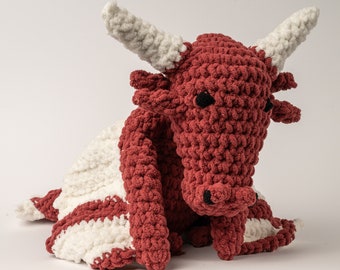 Modèle au crochet uniquement - Modèle de peluche wyverne mythique et confortable