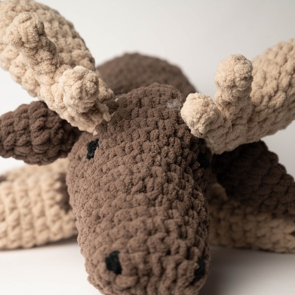 Crochet Pattern Only- Cozy Woodland Moose
