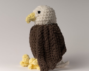 Crochet Pattern Only- Cozy Bald Eagle