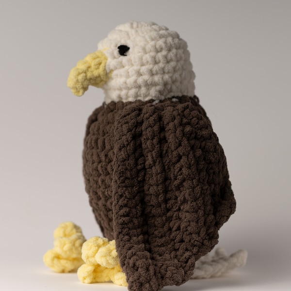 Crochet Pattern Only- Cozy Bald Eagle
