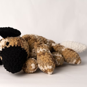 Cozy African Wild Dog Snuggler- Plushie