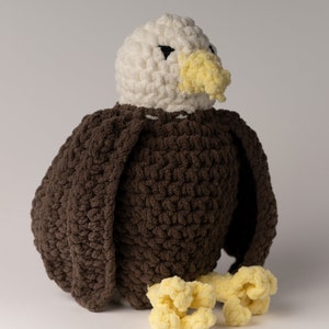 Crochet Pattern Only Cozy Bald Eagle image 4
