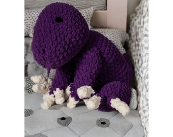 Crochet Pattern Only- Cozy Lil Velociraptor