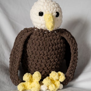 Crochet Pattern Only Cozy Bald Eagle image 5