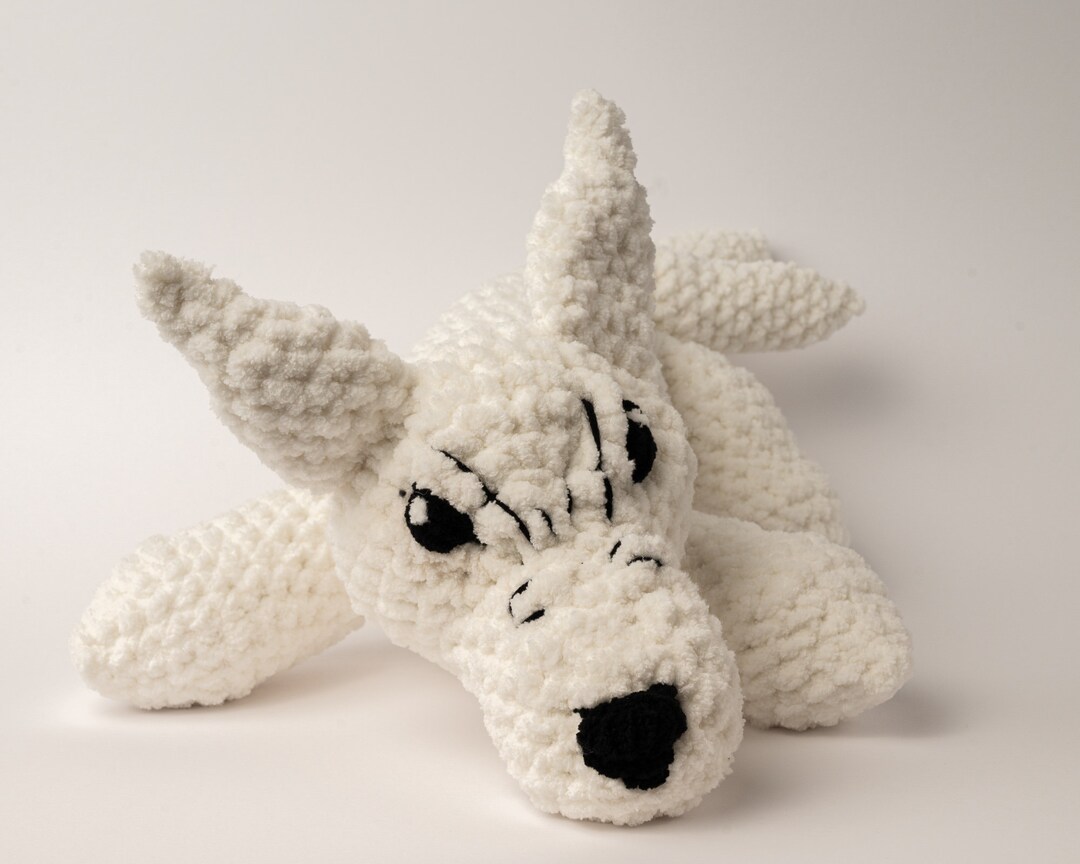 Crochet Pattern Only- Moro Wolf God, Princess Mononoke Snuggler