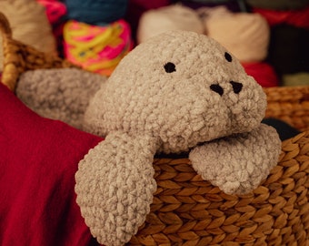 Crochet Pattern Only- Cozy Marsh Manatee