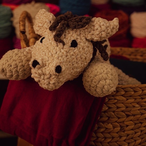 Crochet Pattern Only- Cozy Wild Mustang