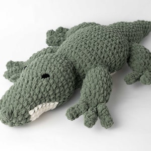Cozy Marsh Alligator Snuggler- plushie