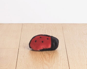 Stuffed Ladybug "Lily" 10 cm - Handmade in Italy - Realistic animals