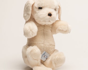 Stuffed dog 30cm, baby labrador, ideal for birth gift, big plush hand stitched, realistic and very soft