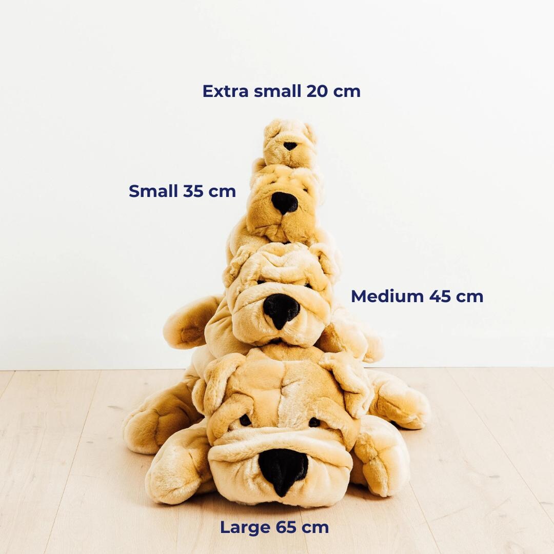 レア45cmフランス La Pelucherie 犬ぬいぐるみ - メルカリ