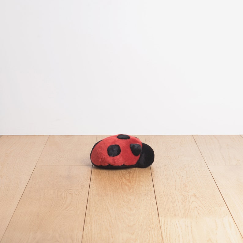 Ladybug 22 cm, ideal for birth gift, big plush hand stitched, realistic and very soft 画像 2