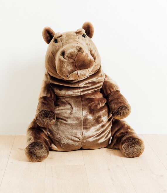 giant stuffed hippo