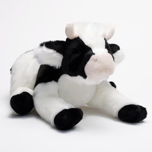 Stuffed cow "Colette" 55 cm - Hand made in Italy - Realistic animals