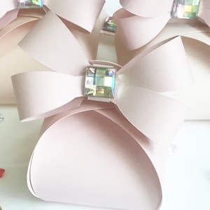 Pink Blush Bridal Shower Favors Box, Wedding Favors for Guest, Party Decor Favor Box, Birthday Party Favors, Baby Shower Favor