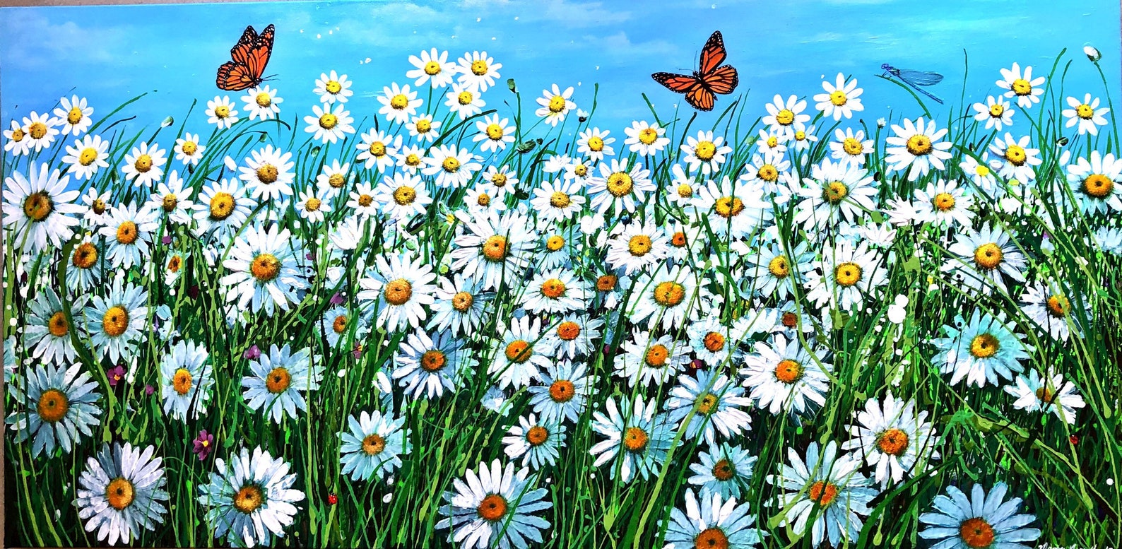Field of Daisies Selling the Original Etsy