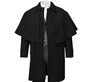 Mens victorian deals cape coat