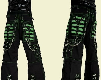 Extreme Bondage Skater Gothic Punk Rocker Cyber Goth Steampunk Biker Emo Tripp Pants , bondage trouser, Gothic trousers, punk trousers