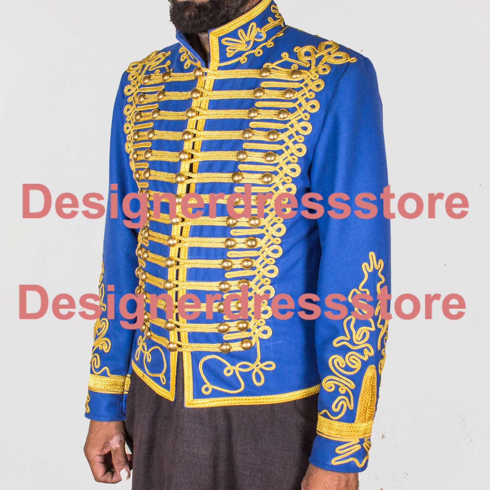 Mens Military Hussar Jacket Hussar Jacket for Men Wool Etsy UK