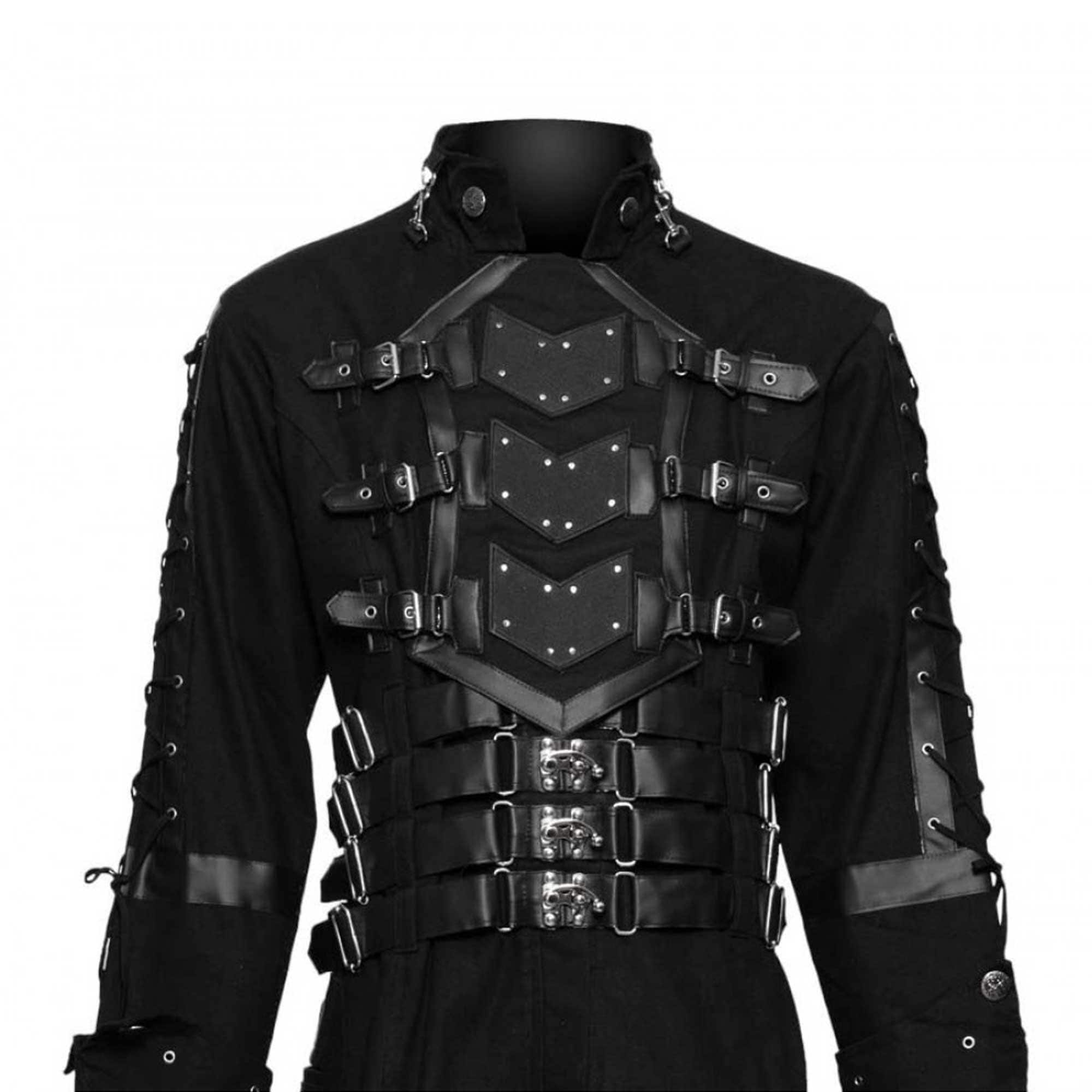 Chaqueta cuero hombre larga Modelo Duster - Gothic-Zone