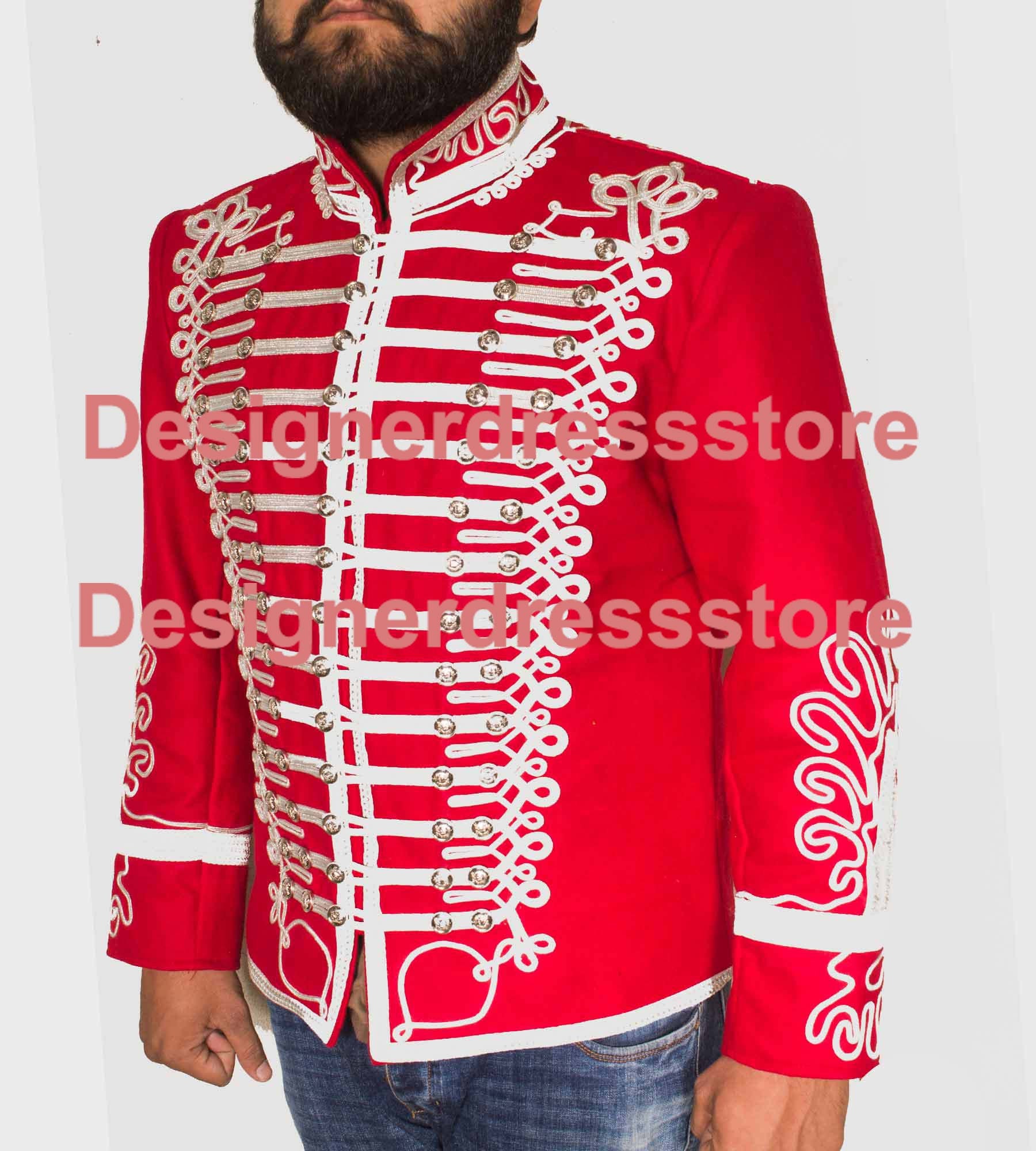 Napoleonic Uniforms New Napoleonic Hussar Uniform Military Style Tunic  Pelisse Jimmi Hendrix Jacket Steampunk Military Uniform Jacket -  Canada