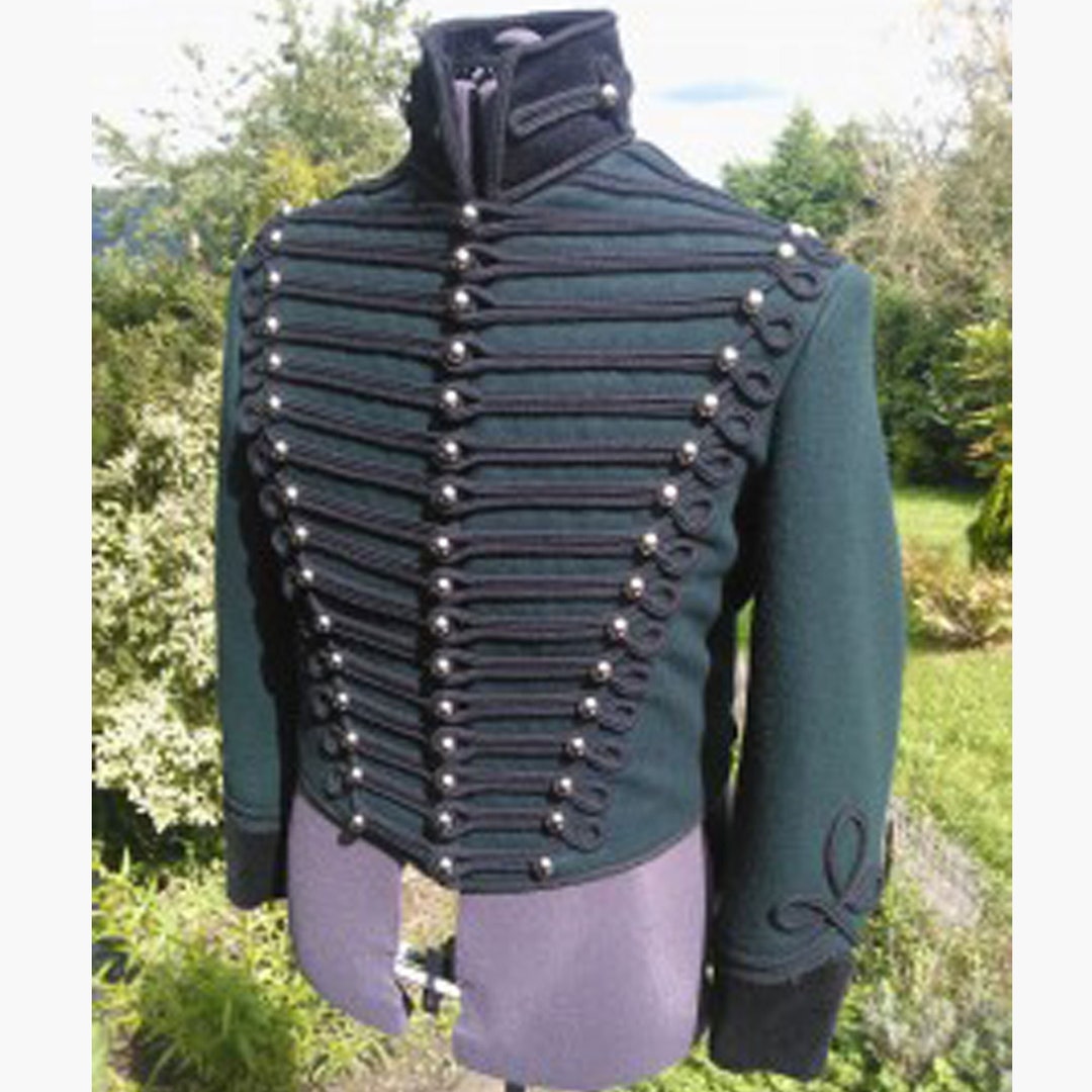 Napoleonic 95th Rifles Jacket. Military Hussar Jacket Online, Regency ...