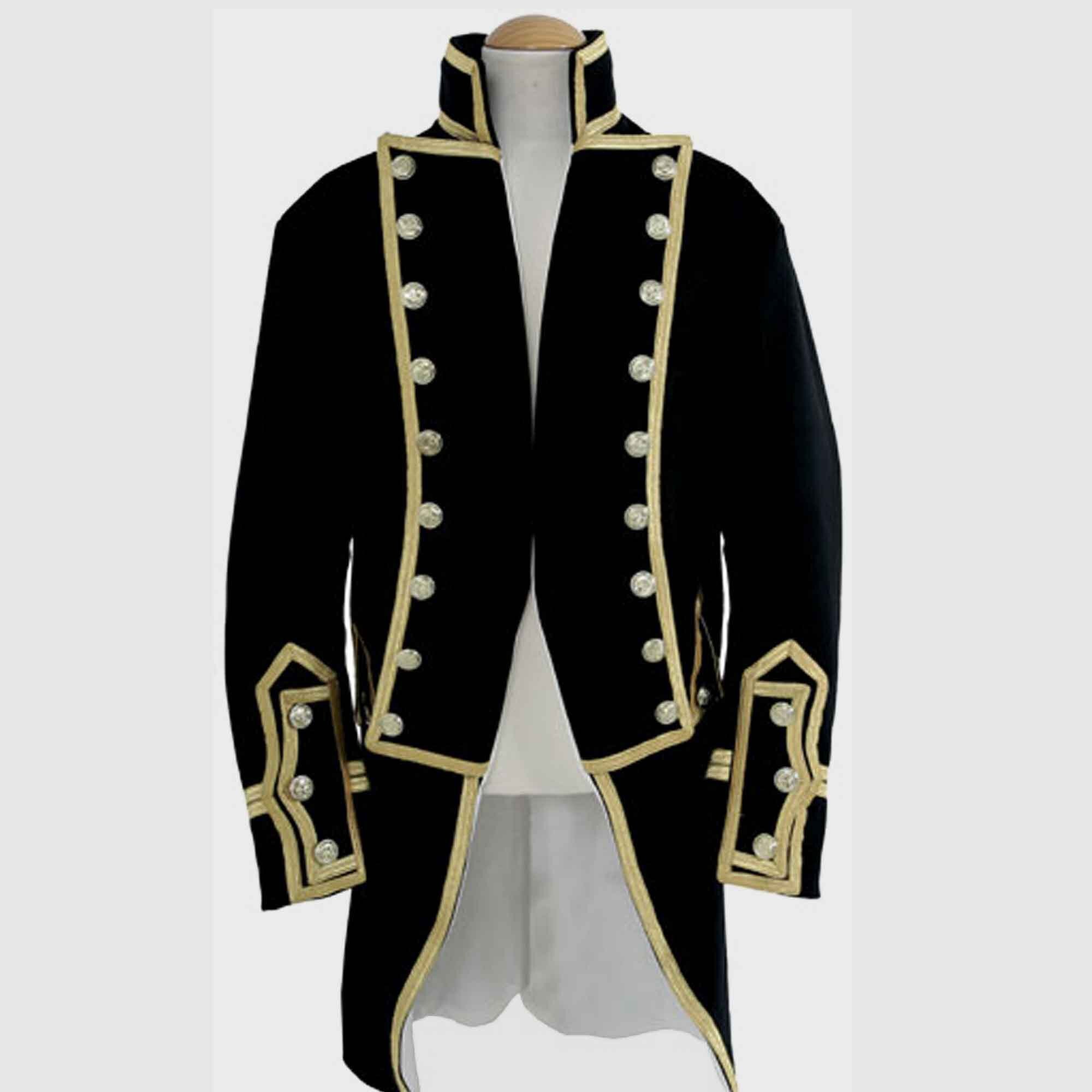 Image of Naval Captains Dress Frock , British War Jacket, Civil Jackets Online, Naval Jackets, Navy