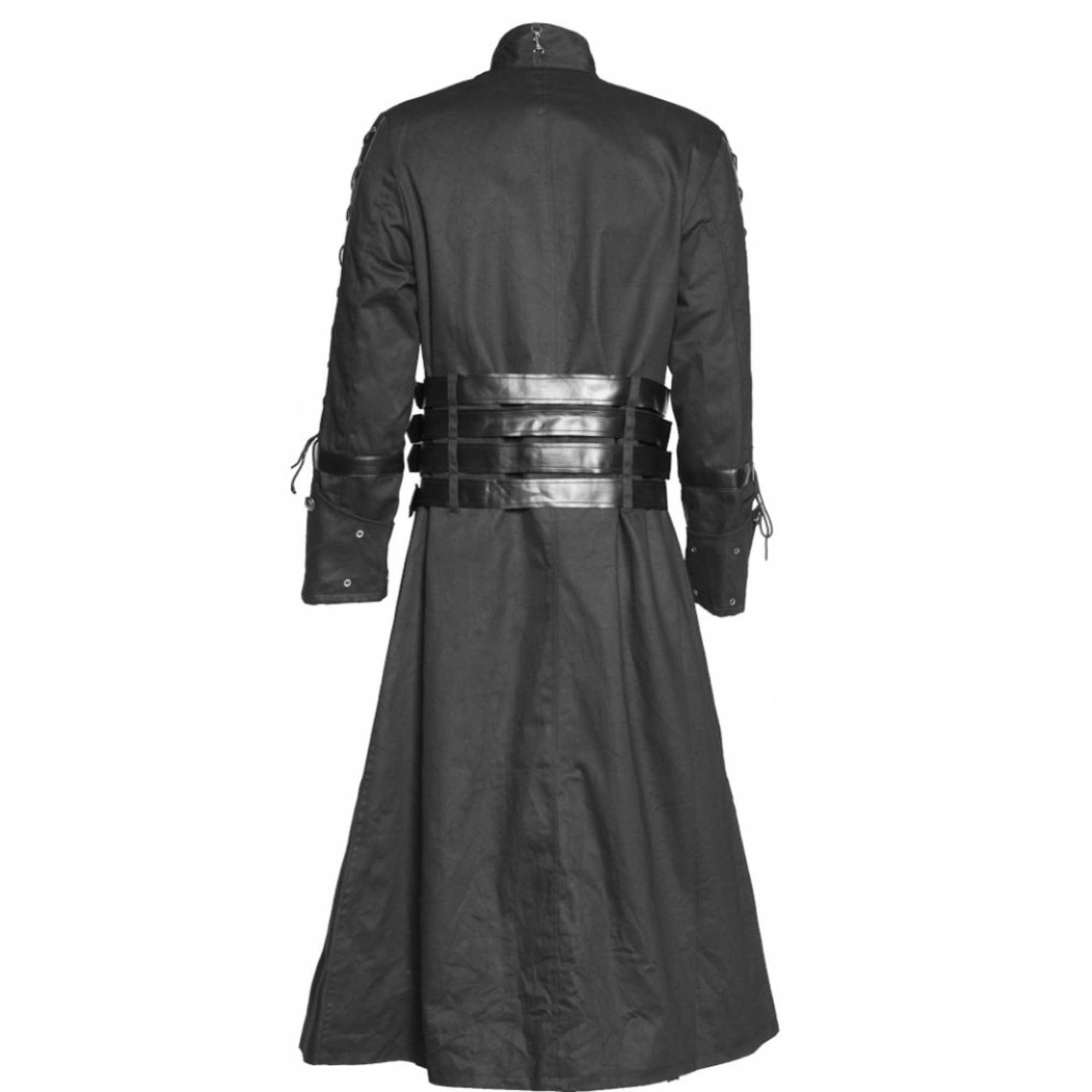 Men Hellraiser Dark Coat Goth Steampunk Long Men Coat Black - Etsy