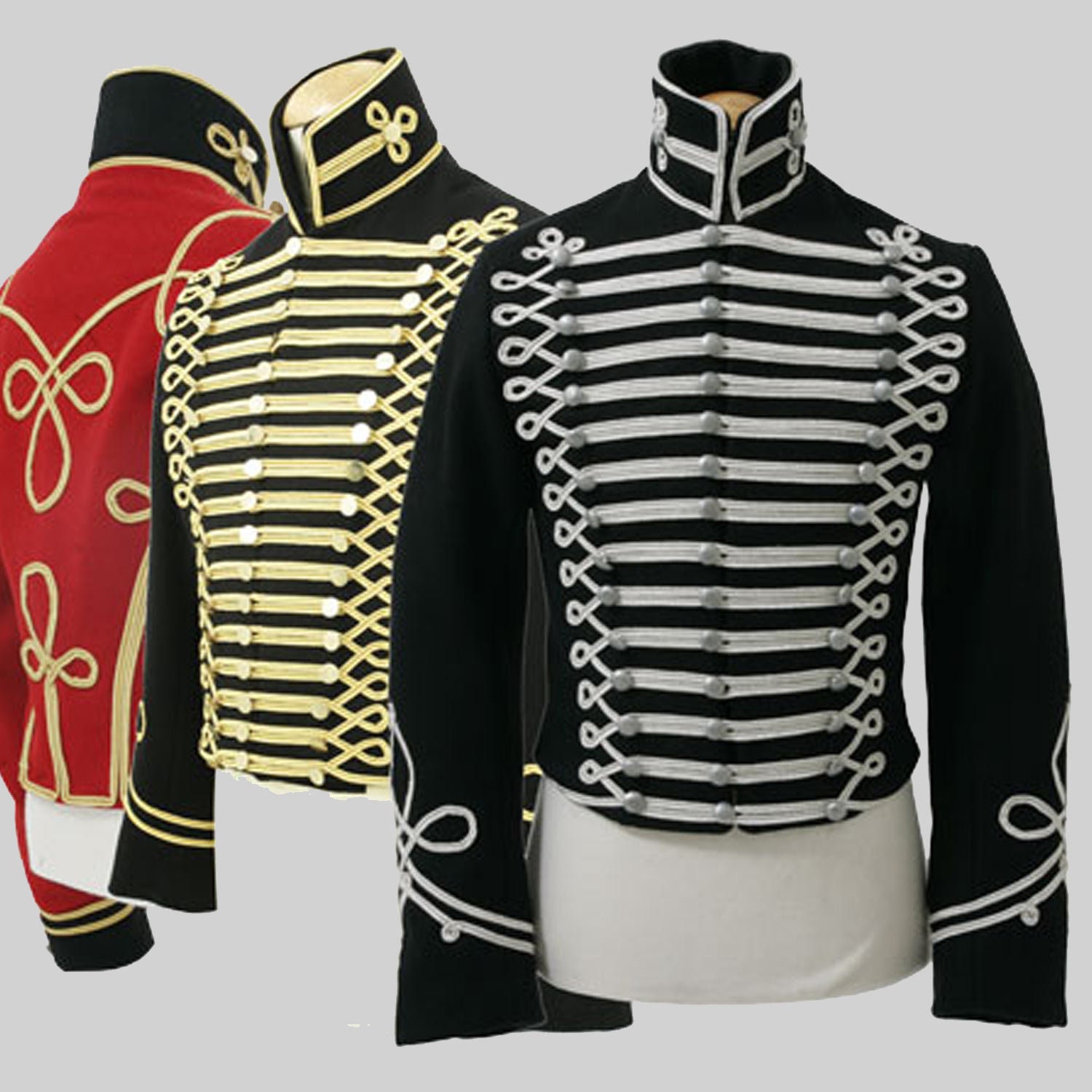 Image of Hussars Pelise | Plain , British War Jacket, Civil Jackets Online
