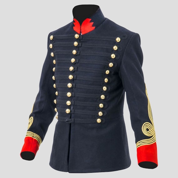 British Army Hussars Jacket Steampunk Military Uniforms Military