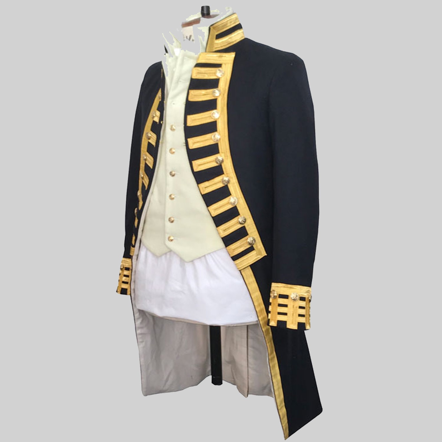 Image of Full Dress Frock For An Admiral From The Period 1795-1812 , British War Jacket, Civil Jackets Online