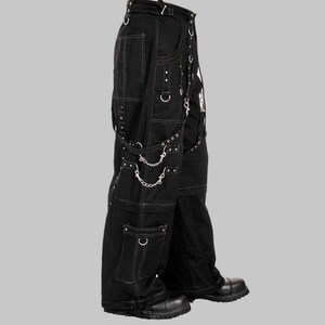 Men Gothic Cyber Trouser Bondage Pant Punk Shorts Metal Studs - Etsy