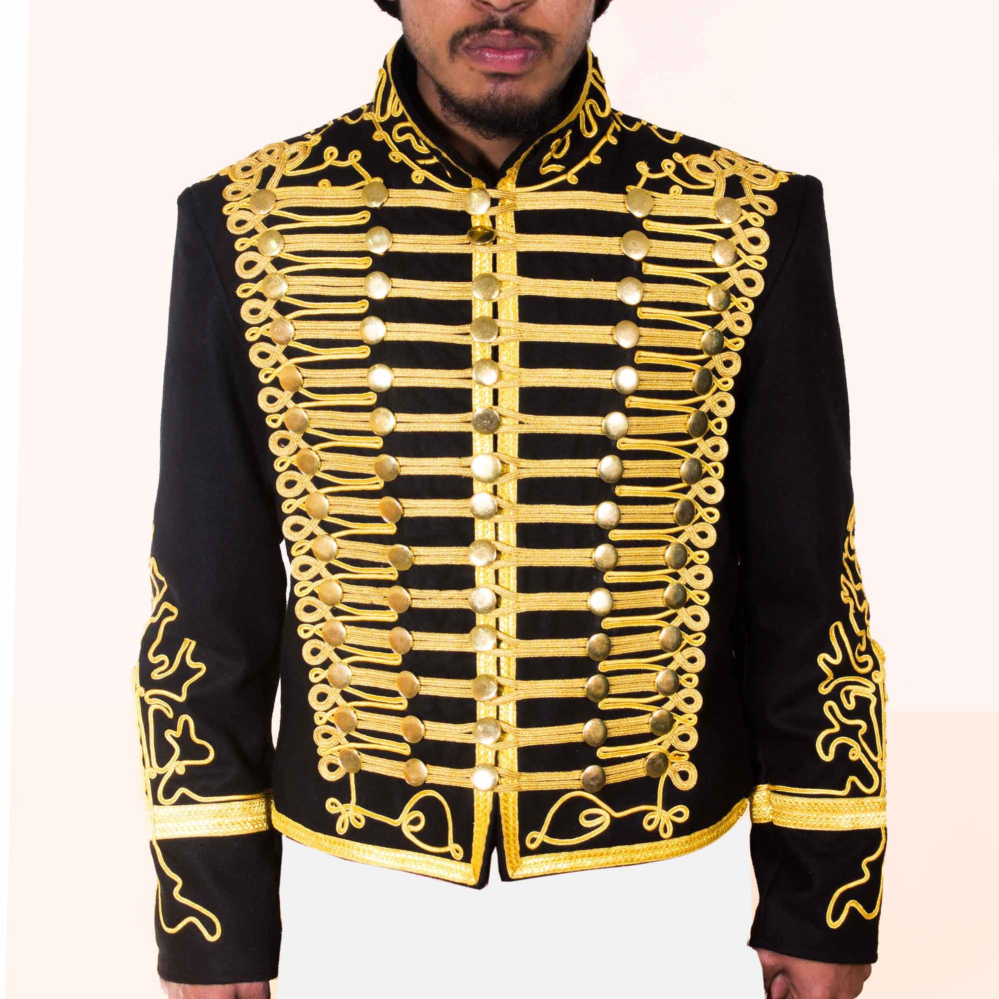 Image of British Army Officer Tunic Braid Jacket, British War Jacket, Man's Napoleon Fashion Jacket, Mens Jacket