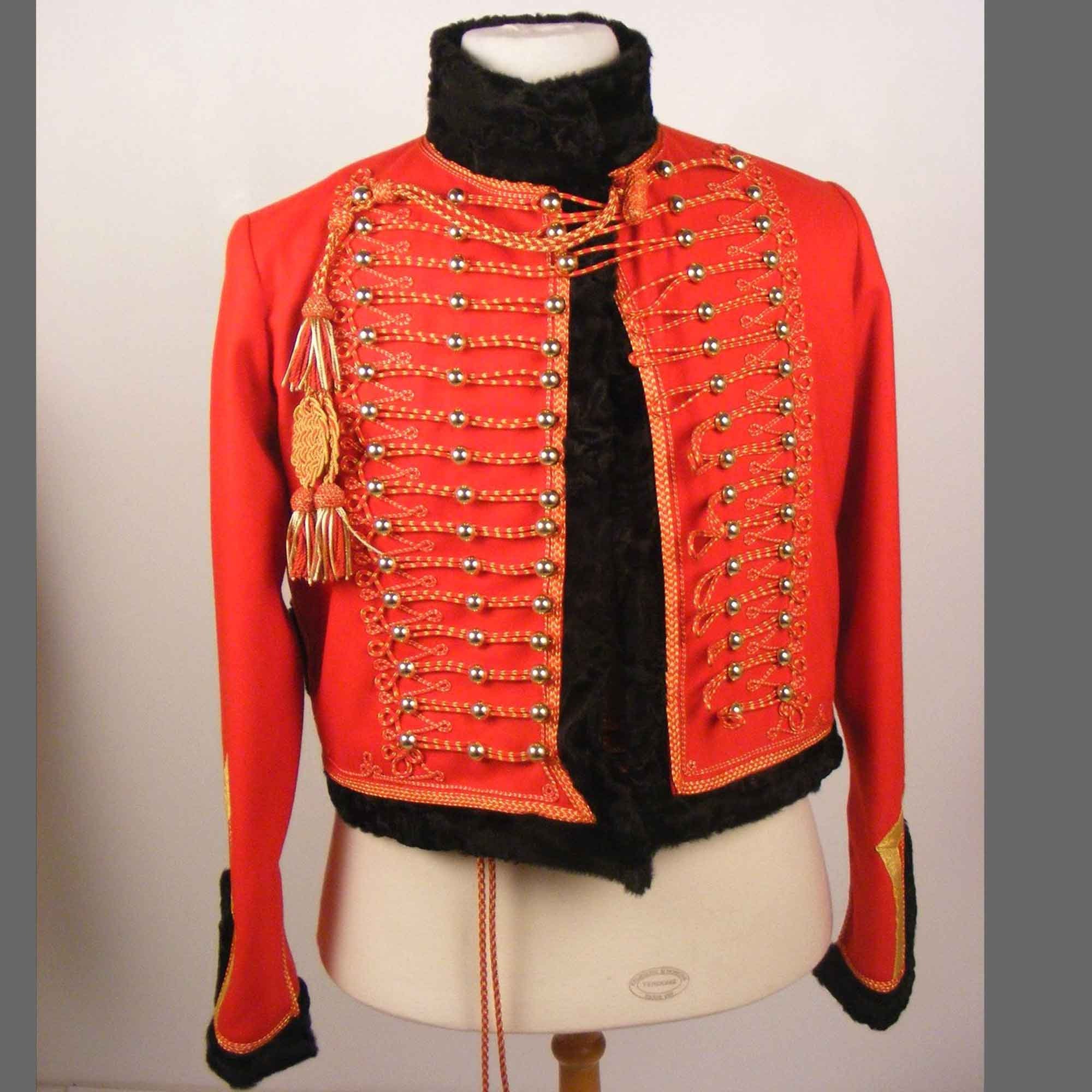 Image of Inspired From Michael Jackson Braided Jacket, Heavy Steampunk Braid Jacket - Steampunk Military Uniform