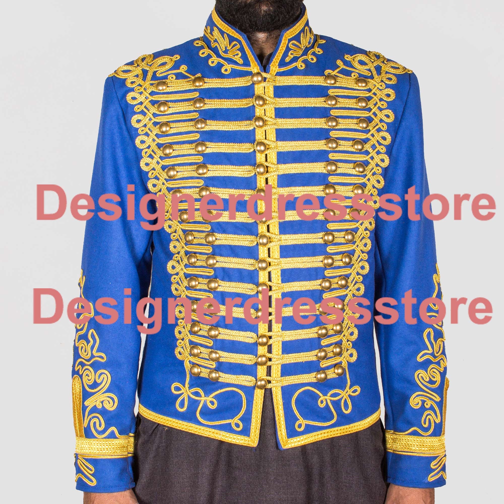 Mens Military Hussar Jacket Hussar Jacket for Men Wool Etsy UK