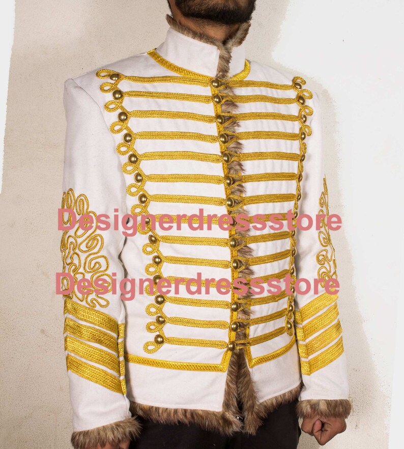 jimmy Hendrix jacket hendrix jacket heavy braid work Napoleonic Hussars