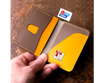 Leather Bifold Wallet PDF Pattern Card Holder Wallet Template